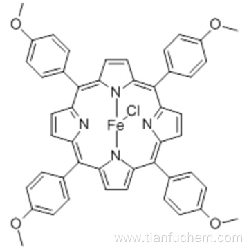 Iron,chloro[5,10,15,20-tetrakis(4-methoxyphenyl)-21H,23H-porphinato(2-)-kN21,kN22,kN23,kN24]-,( 57188983,SP-5-12) CAS 36995-20-7